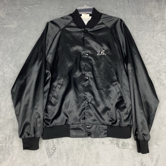 Vintage Ford Jacket Mens L West Ark The Heartbreak Of Todays Chevrolet Satin - Picture 3 of 16